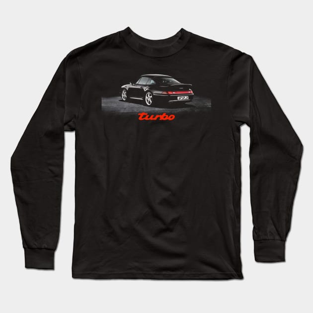 turbo 993 Long Sleeve T-Shirt by retroracing